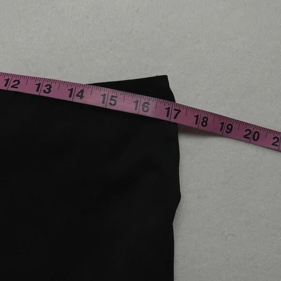 TADASHI Collection Women Maxi Satin Skirt Sz 12 Black Full Wedding Event 93-2 - Picture 8 of 9